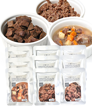 POCHI 鹿肉3種のトッピングセット POCHI 鹿肉3種のトッピングセット
