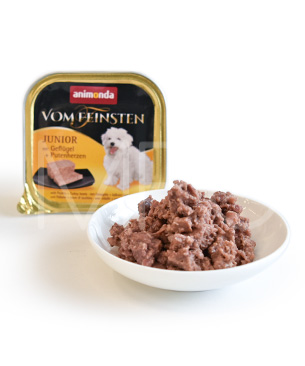 アニモンダ フォムファインステン ジュニア ポルトリー・豚肉・牛肉・七面鳥の心臓150g アニモンダ フォムファインステン ジュニア ポルトリー・豚肉・牛肉・七面鳥の心臓150g