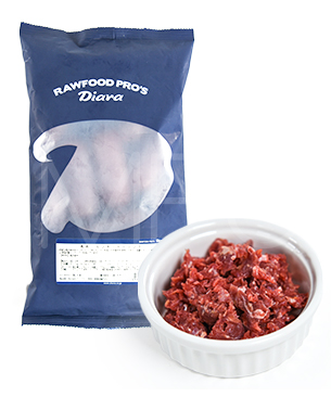 ディアラ 馬肉ミンチ ケーシング 80g×10 ◆クール便(冷凍)◆ ディアラ 馬肉ミンチ ケーシング 80g×10 ◆クール便(冷凍)◆
