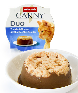 アニモンダ CAT カーニー デュオ ツナのムースとチキンクランブル 70g アニモンダ CAT カーニー デュオ ツナのムースとチキンクランブル 70g