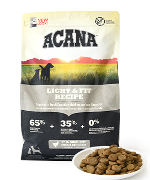 アカナ DOG ライト&フィットレシピ 2kg アカナ DOG ライト&フィットレシピ 2kg