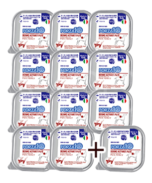 フォルツァ10【数量限定品】DOG アクティウェット デルモ 100g 11+1個 フォルツァ10【数量限定品】DOG アクティウェット デルモ 100g 11+1個