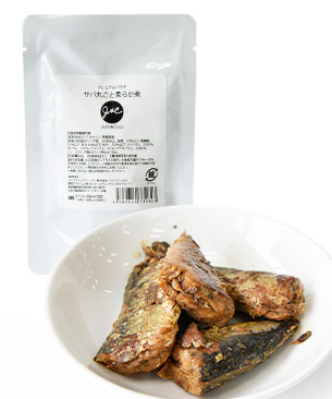 J & C プレミアムパウチ サバ丸ごと柔らか煮 60g J & C プレミアムパウチ サバ丸ごと柔らか煮 60g