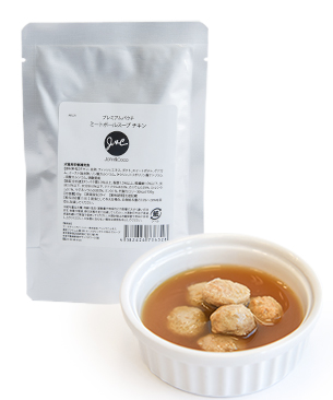 J & C プレミアムパウチ ミートボールスープ チキン 60g J & C プレミアムパウチ ミートボールスープ チキン 60g