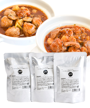 J & C プレミアムパウチ ミートボールと野菜のトマト煮込み アソートセット J & C プレミアムパウチ ミートボールと野菜のトマト煮込み アソートセット