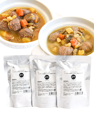 J & C プレミアムパウチ ミートボールと野菜のヤギミルク煮込み アソートセット J & C プレミアムパウチ ミートボールと野菜のヤギミルク煮込み アソートセット