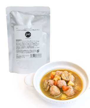 J & C プレミアムパウチ ミートボールと野菜のヤギミルク煮込み チキン 100g J & C プレミアムパウチ ミートボールと野菜のヤギミルク煮込み チキン 100g