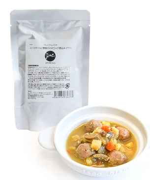 J & C プレミアムパウチ ミートボールと野菜のヤギミルク煮込み イワシ 100g J & C プレミアムパウチ ミートボールと野菜のヤギミルク煮込み イワシ 100g