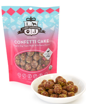ロードジェムソン オーガニックドッグトリーツ コンフェティケーキ (ピーナッツバター&ココナッツ) 85g【特別価格50%OFF】 ロードジェムソン オーガニックドッグトリーツ コンフェティケーキ (ピーナッツバター&ココナッツ) 85g【特別価格50%OFF】
