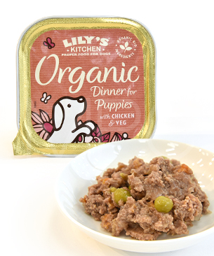 リリーズキッチン 子犬用 オーガニックディナー・ドッグ 150g リリーズキッチン 子犬用 オーガニックディナー・ドッグ 150g