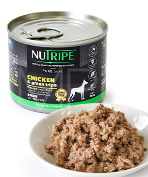 ニュートライプ DOG ピュア チキン&グリーントライプ缶 185g ニュートライプ DOG ピュア チキン&グリーントライプ缶 185g
