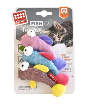 GiGwi【数量限定品】フィッシュトリオ GiGwi【数量限定品】フィッシュトリオ