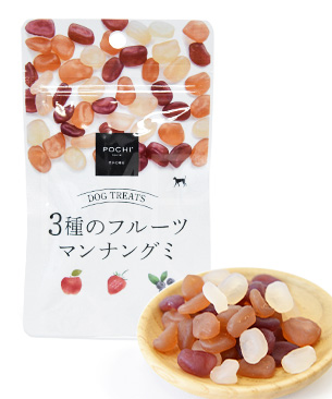 POCHI 3種のフルーツマンナングミ 20g POCHI 3種のフルーツマンナングミ 20g