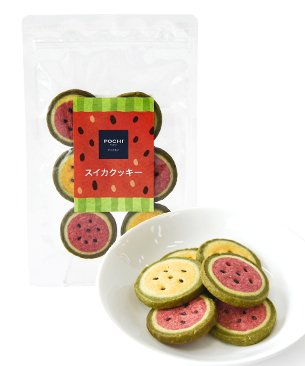 POCHI【季節限定品】スイカクッキー 6枚 POCHI【季節限定品】スイカクッキー 6枚