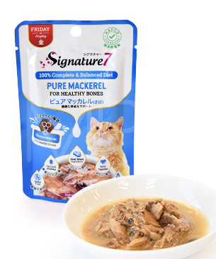 シグネチャー7 CAT パウチ 【金】 ピュアマッカレル 50g シグネチャー7 CAT パウチ 【金】 ピュアマッカレル 50g