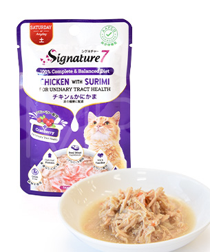 シグネチャー7 CAT パウチ 【土】 チキン&かにかま 50g シグネチャー7 CAT パウチ 【土】 チキン&かにかま 50g