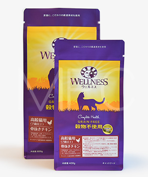 ウェルネス 穀物不使用 高齢猫用(7歳以上) 骨抜きチキン ウェルネス 穀物不使用 高齢猫用(7歳以上) 骨抜きチキン