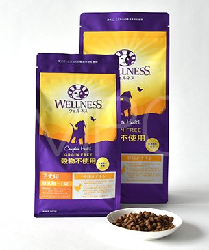 ウェルネス 穀物不使用 子犬用・離乳期から1歳 骨抜きチキン ウェルネス 穀物不使用 子犬用・離乳期から1歳 骨抜きチキン