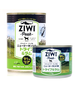 ジウィピーク ドッグ缶 トライプ&ラム ジウィピーク ドッグ缶 トライプ&ラム
