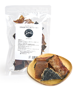 J & C プレミアムトリーツ 北海道産 牛タン皮ジャーキー 40g J & C プレミアムトリーツ 北海道産 牛タン皮ジャーキー 40g